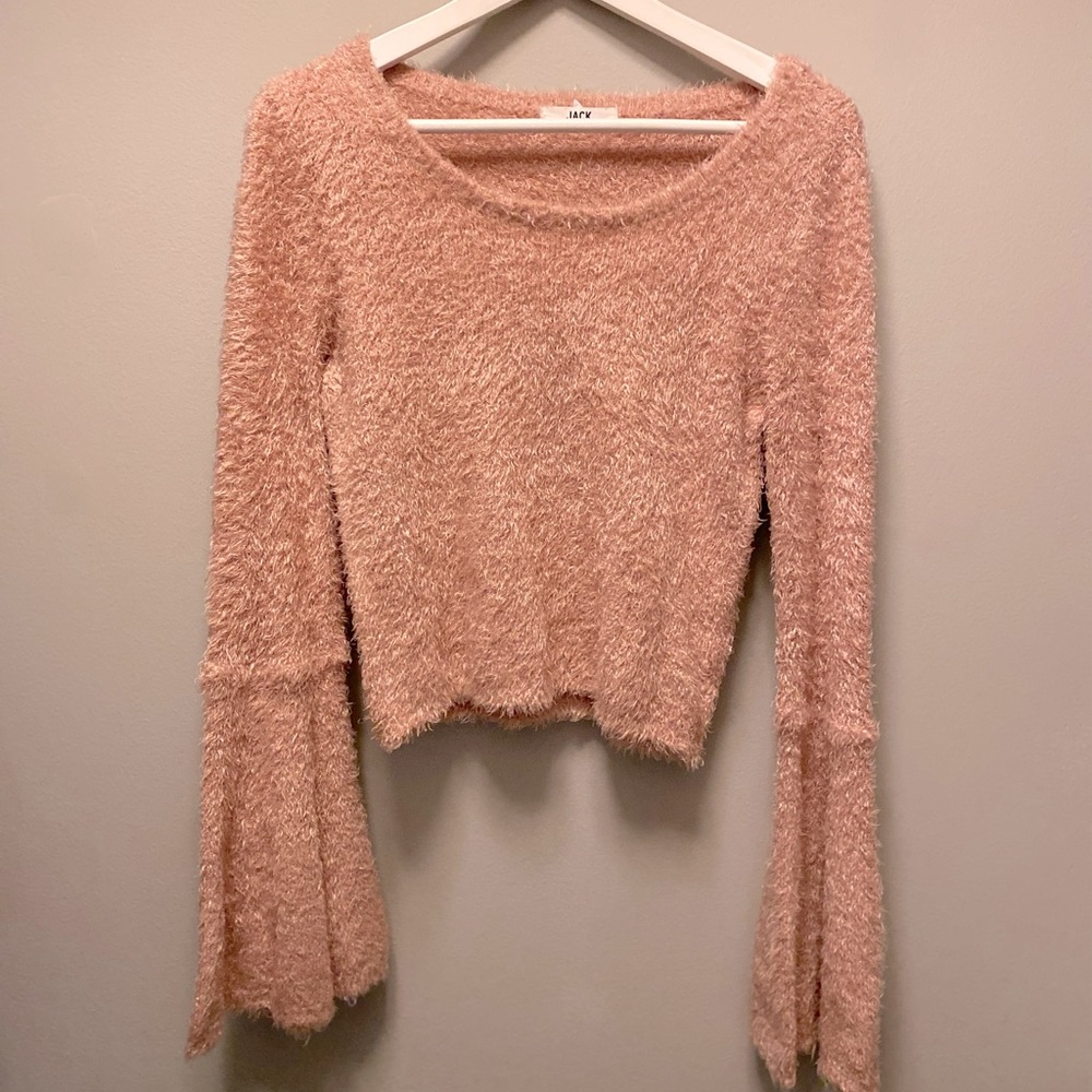 Jack by BB Dakota. Crop Fuzzy Sweater.